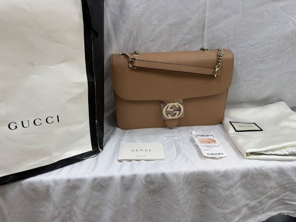 Gucci Medium Dollar Interlocking G Crossbody Bag PPSDM 370594